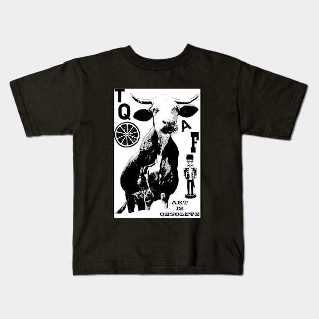 Art is Obsolete Kids T-Shirt by moanlisa